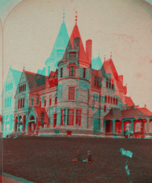 The McGraw-Fiske Mansion, East Hill, University Avenue, Ithaca, N.Y. (W. H. Miller, architect) [1879?-1883?]