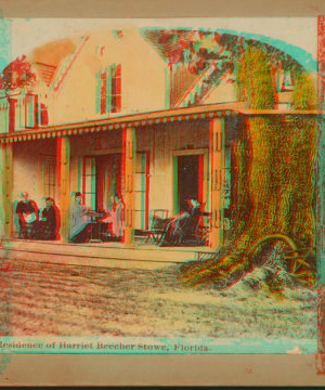 Residence of Harriet Beecher Stowe, Florida. [ca. 1875] 1873?-1895?