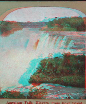 American Falls, Niagara from Goat Island. 1860?-1905