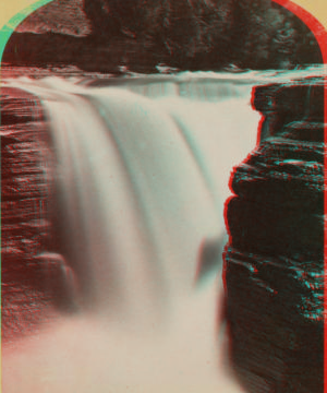 Near view of Sherman Fall. 1870?-1880?