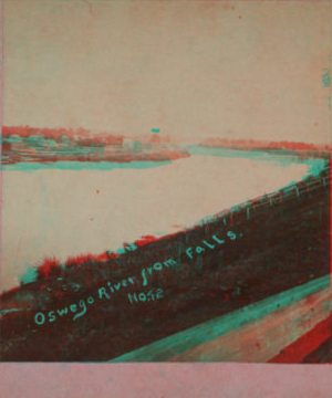 Oswego River, from Falls. [1865?-1885?]