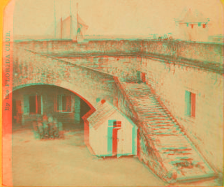 Fort, Inside view. St. Augustine. 1868?-1890?