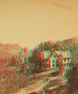 Gen. Palmer's residence, Glen Eyrie, Colorado. 1870?-1890?