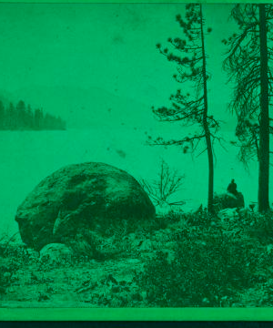 Lake Donner, Sierra Nevada Mts., Mount Stanford in the distance. 1868?-1875?