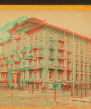 Barnum's City Hotel, Monument Square, Baltimore. 1858?-1890?