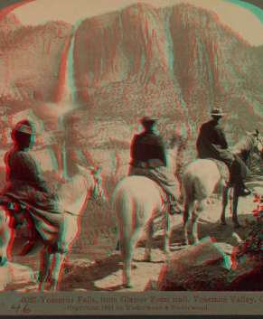 Yosemite Falls, from the Glacier Point Trail, Yosemite Valley, Cal. 1893-1904