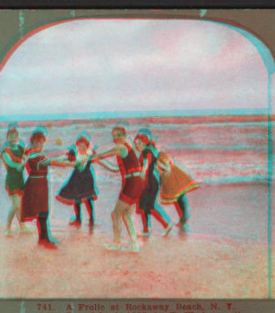 A frolic at Rockaway Beach, N. Y.. [1865?-1900?] 1903