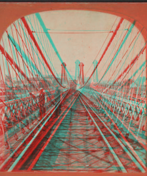 [New Suspension Bridge.] [1860?-1875?]