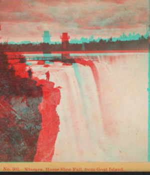 Niagara, Horse Shoe Fall, from Goat Island. [1863?-1880?]