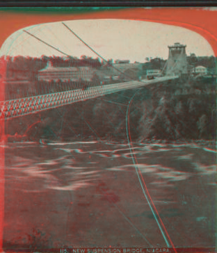 New Suspension Bridge, Niagara. 1860?-1905