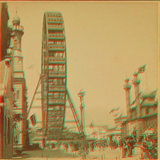 The great Ferris Wheel, Midway Plaisance, Columbian Exposition. 1893