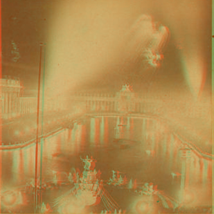 The illumination, Chicago Day, World's Columbian Exposition. 1893