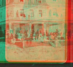 Old San Souci House, Old Orchard Beach, Maine. 1869?-1880?