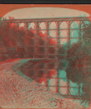 Reflection of Bridge in Canal. [ca. 1870] [1858?-1885?]