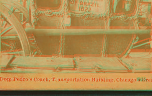 Dom Pendor's coach, Transportation building, Chicago's Great Fair. 1893