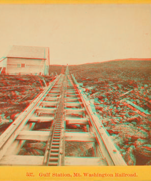 Gulf Station, Mt. Washington Railroad. 1864?-1892?