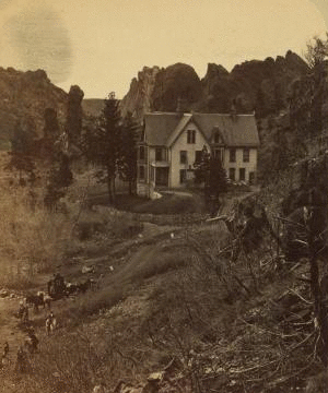 Residence of Gen. Wm. J. Palmer, Glen Eyrie. 1870?-1890?