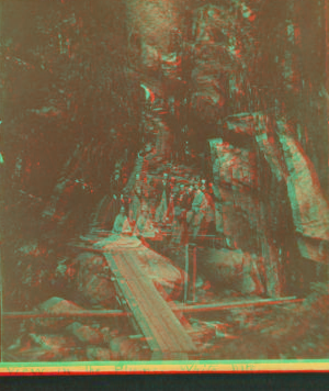 View in the Flume, White Mts., 1864. 1864?-1880?