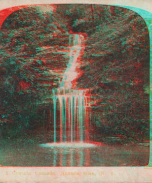 Curtain Cascade, Havana Glen, N. Y. 1865?-1905?