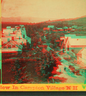 View in Campton Village, N.H. 1868?-1885?