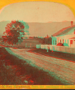 Mount Mansfield, from the residence of Timothy Burdick, Esq., Underhill. 1863?-1880?