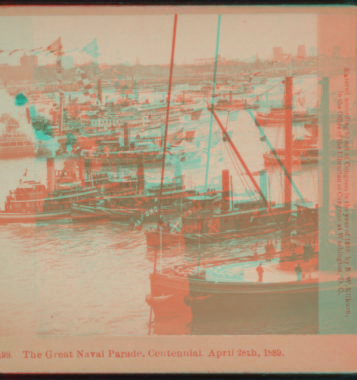 The Great Naval Parade, Centennial. April 28th, 1889. 1889 c1889 [1858?-1915?]