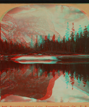 Beautiful Mirror Lake, Yosemite Valley, Cal. U.S.A. 1897-1905?