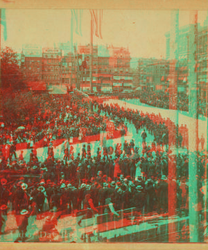 Labor day parade. 1870?-1885?