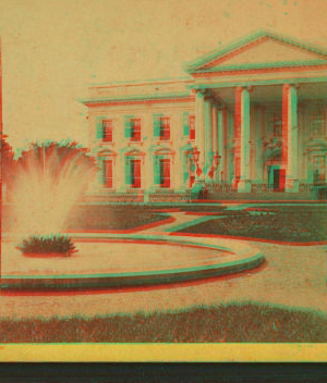 Front view of White House. 1860?-1910?