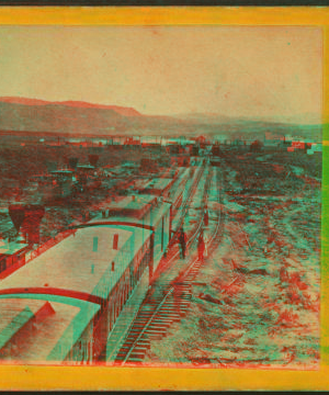 [View of Carson from the west.] 1867?-1920?