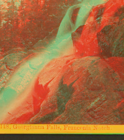 Georgianna Falls, Franconia Notch. 1865?-1890?