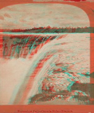 Horseshoe Fall, Canada side, Niagara. [1860?-1885?]