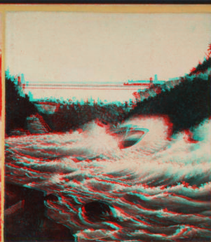 [Maid of the Mist in the Whirlpool.] 1865?-1880?