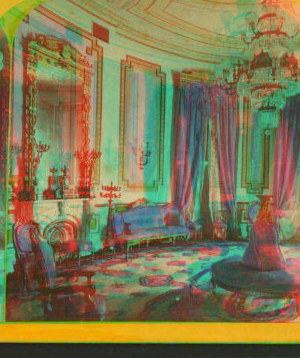 Blue Room in the President's House. 1870-1899 1870?-1899?