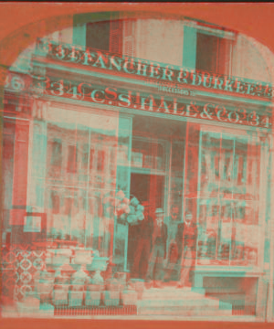 [General store (by Fancher & Durkee, successors to C.S. Hall & Co.), 34 Court St., Binghamton, N.Y.] 1870?-1885?