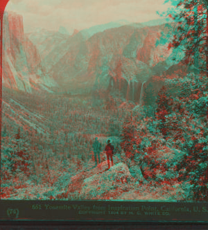 Yosemite Valley from inspiration Point, California, U.S.A. 1901-1905