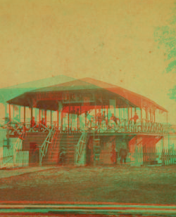 Lake shore boat house, White Bear lake, Minn. 1859?-1890?