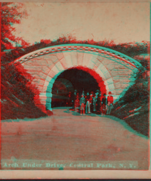 Arch under Drive, Central Park, N.Y. [1860?-1900?]