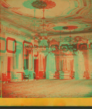 Views of the interior of the President's House (Great East Room.) 1867-1889? 1867-1889