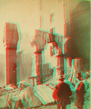 View of the ruins on Milk St. 1872