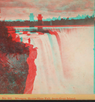 Niagara, Horse Shoe Fall, from Goat Island. [1863?-1880?]