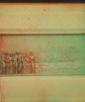 [Detail of a bas relief at the base of the Soldiers' and Sailors' Monument.] 1860?-1890? [1877?]