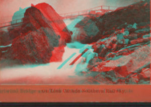 Whirlwind Bridge and Rock of Ages, Cave of the Winds. 1865?-1880?