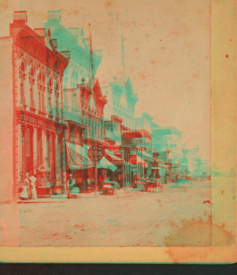 [Commercial street in Albuquerque.] 1870?-1900?