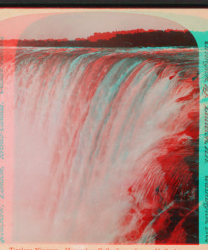 Tireless Niagara, Horse Shoe Falls, from above, U.S.A. 1895-1903