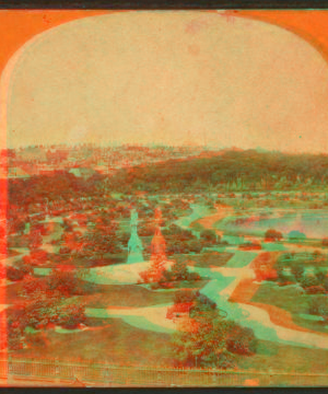 Panoramic view of Public Garden. 1865?-1890?