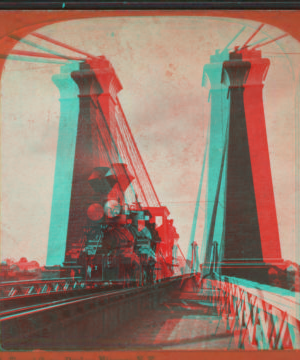 Top of Suspension Bridge, Niagara, N.Y. 1860?-1895?