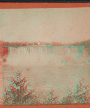 Niagara Falls. [View of the falls.] [1860?-1885?]