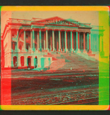 East front of the Senate House, U.S. Capitol. 1860-1880 1860?-1880?