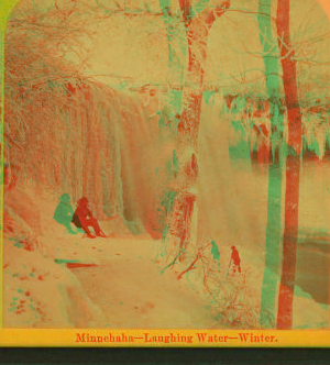 Minnehaha--laughing water--winter. 1865?-1903